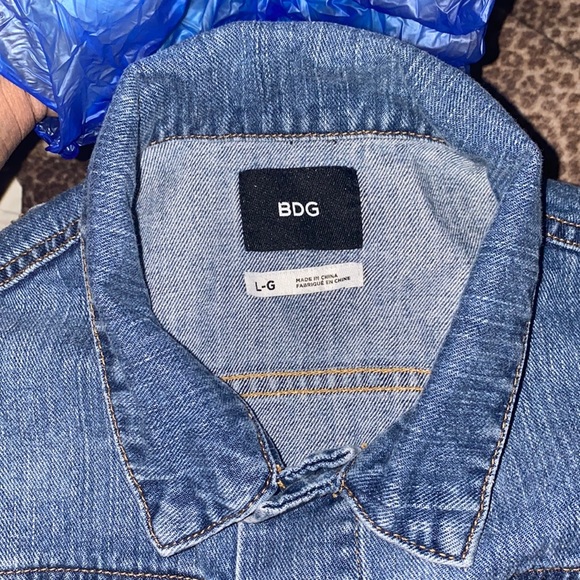 Urban Outfitters BDG: Women’s Denim w/ Camouflage Design Sleeve Jacket | ( L ) - Picture 4 of 4